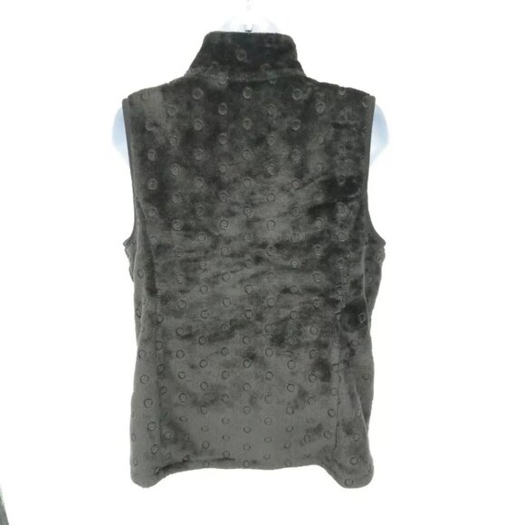 Kim Rogers Womens Fleece Polka Dot Vest Small NWOT - Picture 2 of 4